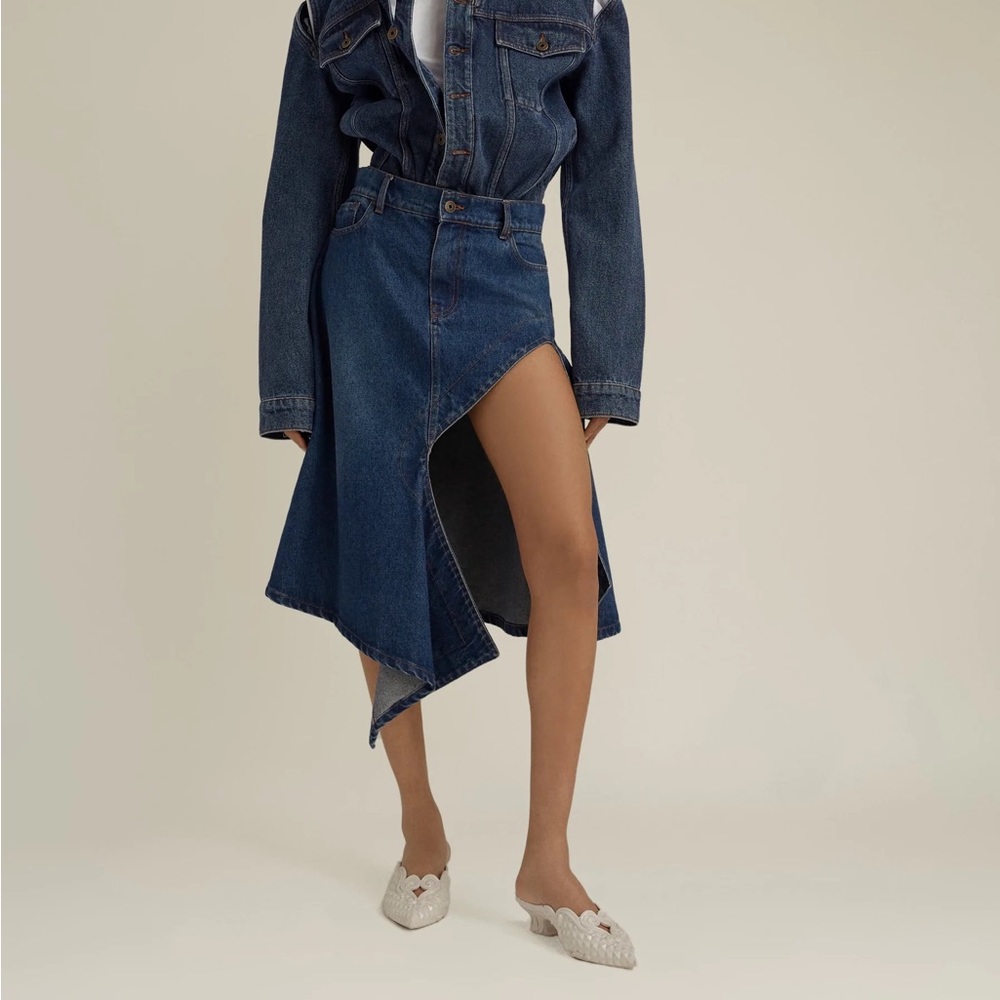 Y Project cut out denim skirt